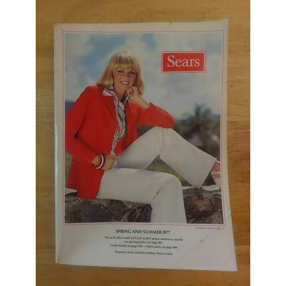 Sears Spring and Summer 1977 Catalog Vintage Fashion Collectible Rare Find 70's